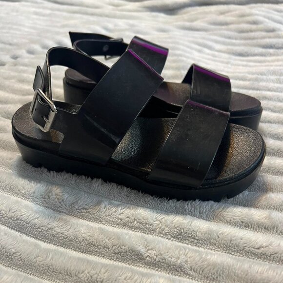  Women\'s Black Sandals